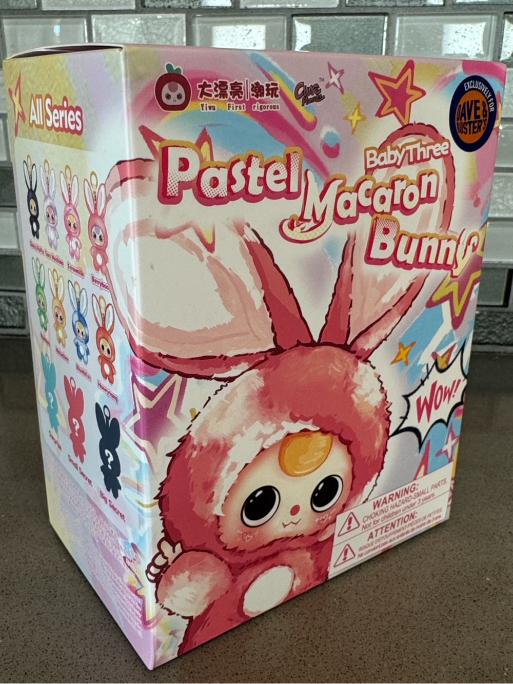 Baby Three - Pastel Macaron Bunny Plush Blind Box D&B Exclusive BRAND NEW IN BOX